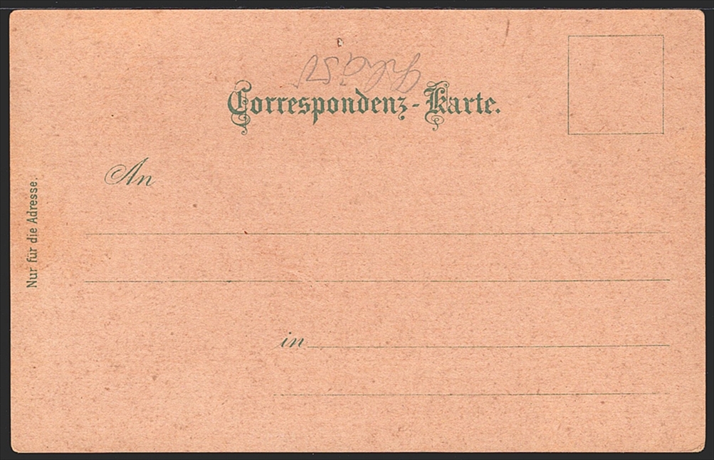Lithographien, Österreich, Böhmen, Gruss aus GABEL, 5 Bilder, 1897, nicht gelaufen – Bild 2