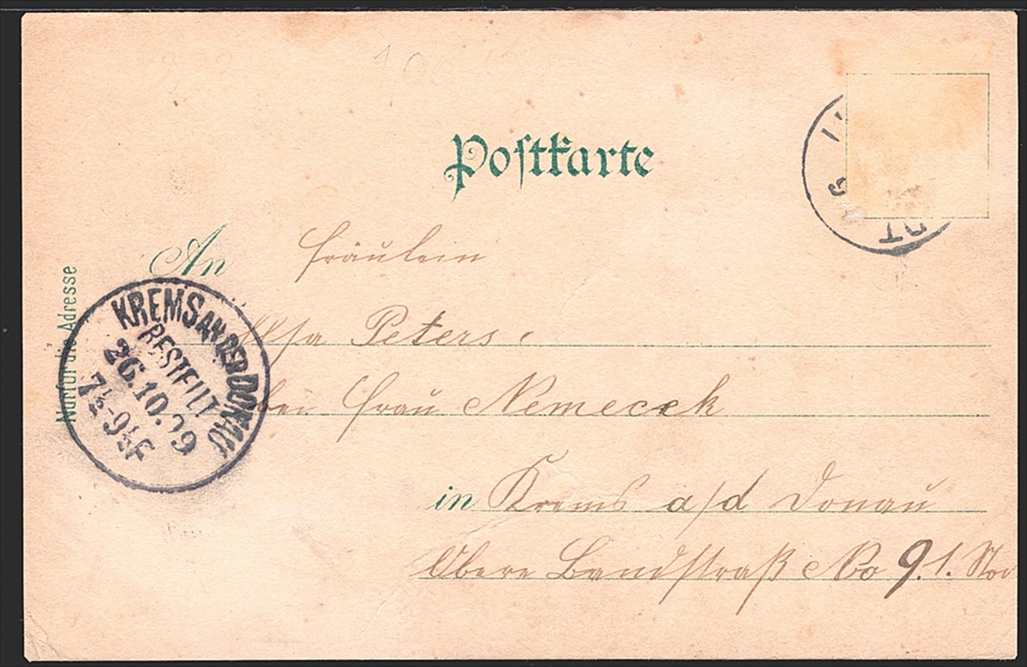 Lithographien, Österreich, Böhmen, Gruss aus KARLSBAD, 3 Bilder, 1895 – Bild 2