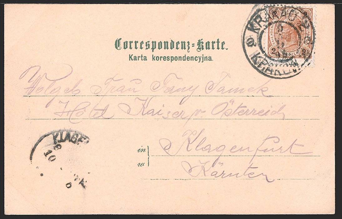 Lithographien, Österreich, Galizien, KRAKOWA, 2 Bilder, 1899 – Bild 2