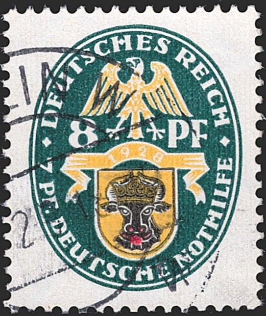 Deutschland, Deutsches Reich, Nothilfe, Nr.426X, Wasserzeichen stehend, gestempelt BERLIN