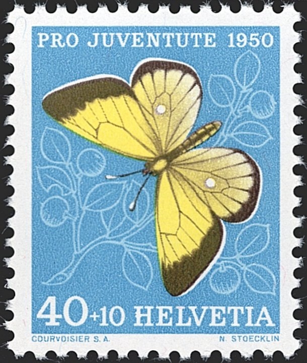 Schweiz, Abarten, Pro Juventute, Nr.137.2.01, H von HELVETIA ausgebuchtet