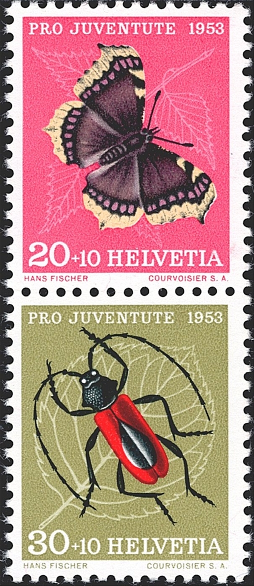 Schweiz, Zusammendrucke, Pro Juventute, Nr.Z40