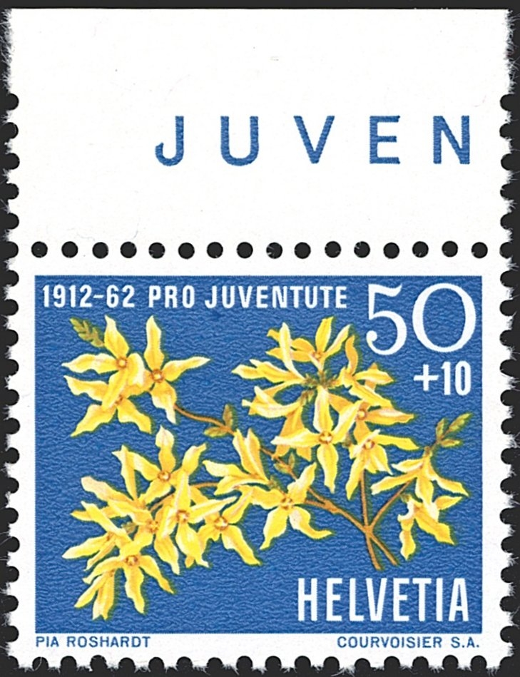 Schweiz, Abarten, Pro Juventute, Nr.197.3.01, Retouche unter J
