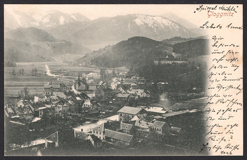 Ansichtskarten, Österreich, GLOGGNITZ, ca.1910