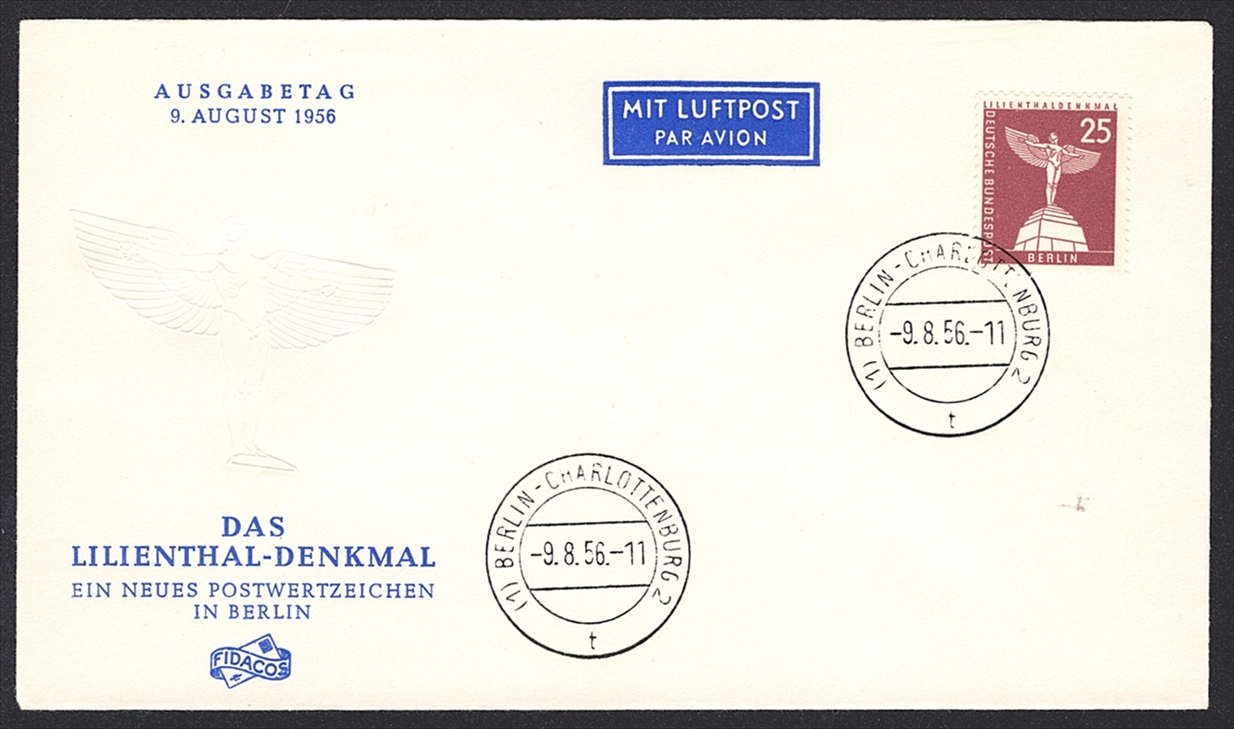 Deutschland, Berlin 1956/62 Nr. 147 "Berliner Stadtbilder" auf Brief - FDC
