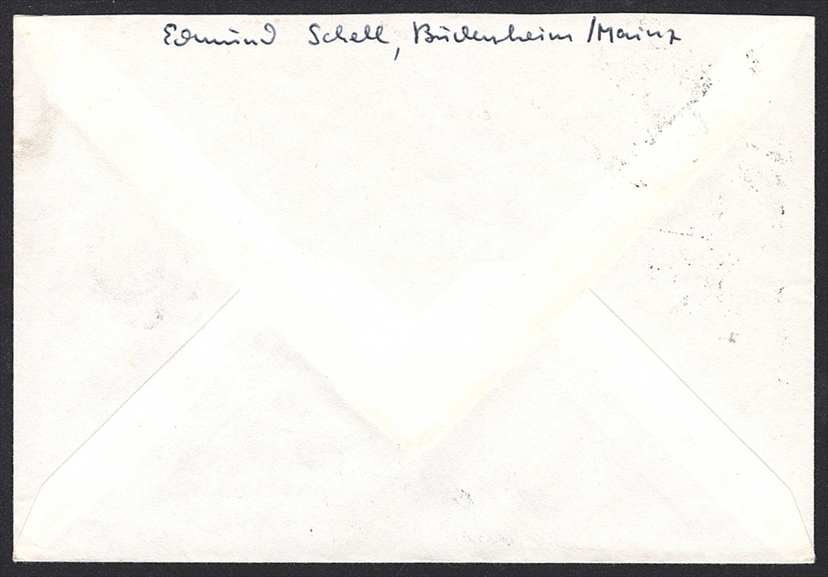 Deutschland, Bundesrepublik, Nr.177/226, ungewöhnliche Mehrfach/Mischfrankatur, waagrechtes Paar Nr.177 – Bild 2
