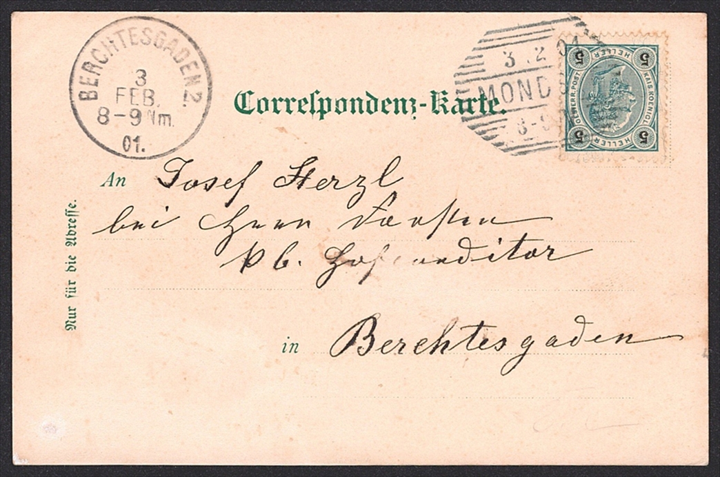 Lithographien, Österreich, Gruss aus MONDSEE, 1901 – Bild 2