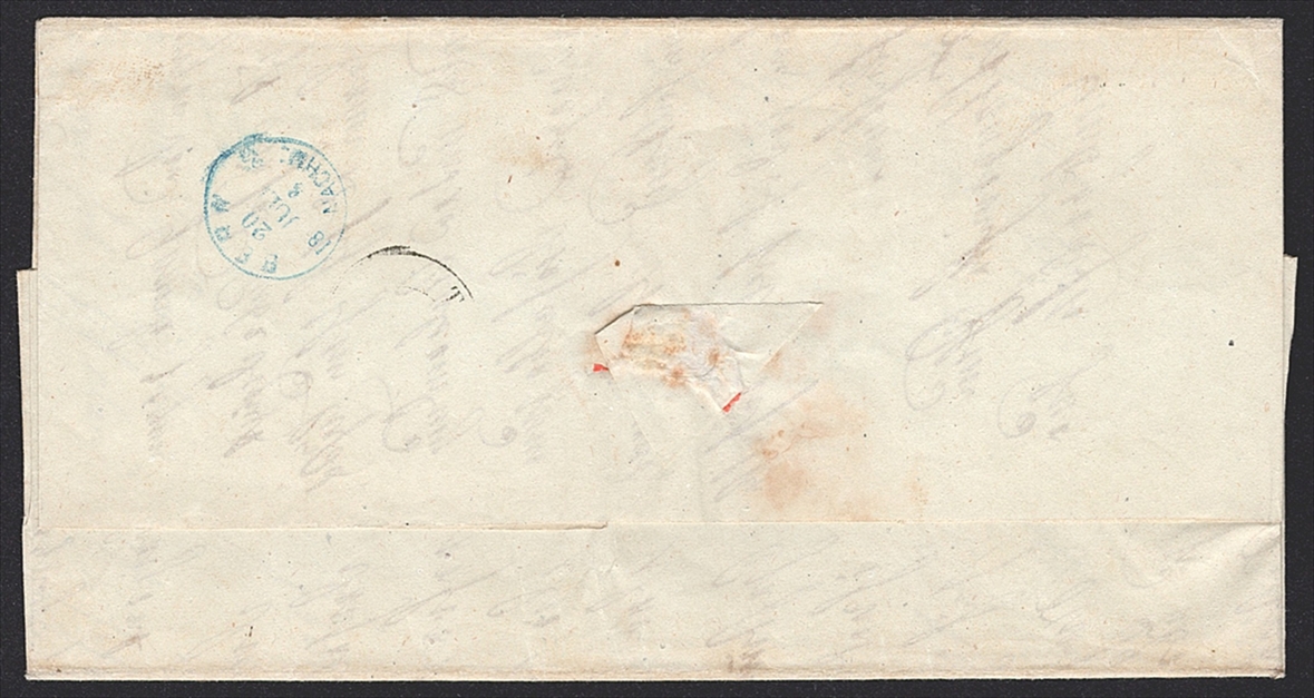 Schweiz, Abstempelungen, Postgeschichte, Faltbrief, EGGIWYL, Wi.749, nach Thun – Bild 2