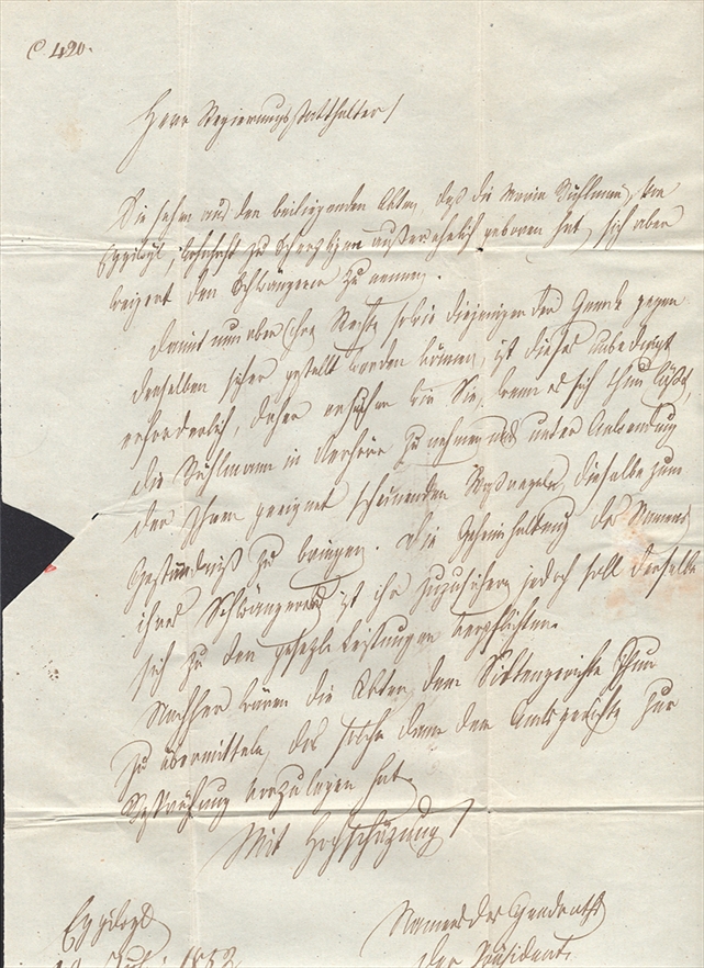 Schweiz, Abstempelungen, Postgeschichte, Faltbrief, EGGIWYL, Wi.749, nach Thun – Bild 3