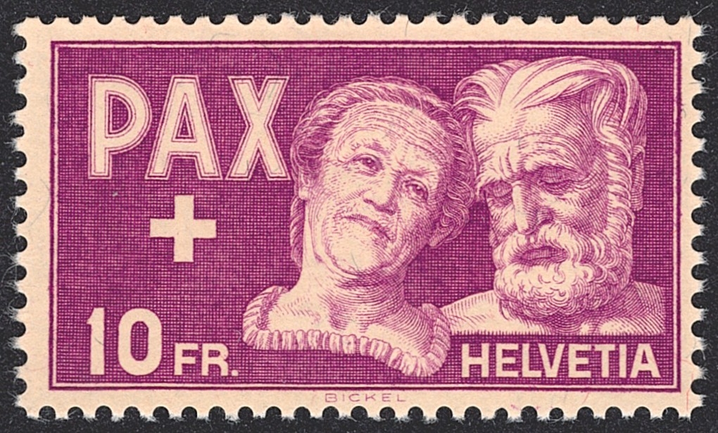 Schweiz, Freimarken, PAX, 274, 5Fr. Altes Paar