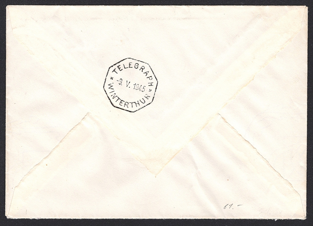 Schweiz, FDC, Freimarken, PAX, Nr.268/269+, Teilserie, WINTERTHUR – Bild 2