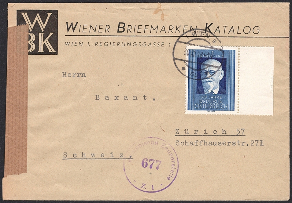 Österreich 1946 ANK Nr. (13) bis (14) "Blitz-Totenmaske" postfrisch * mit Falz – Bild 4