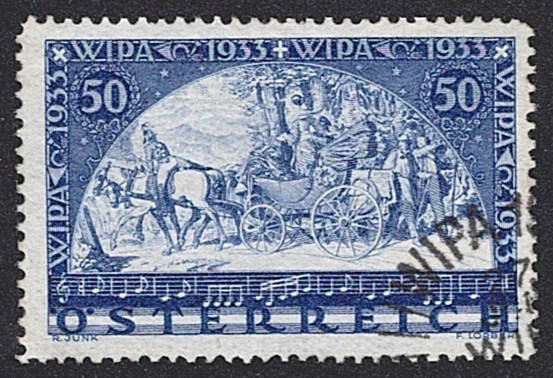 Österreich, Nr.555A, WIPA Wien, gewöhnliches Papier, Sonderstempel