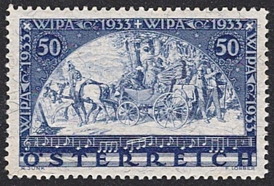 Österreich, Nr.556A, WIPA Wien, Faserpapier