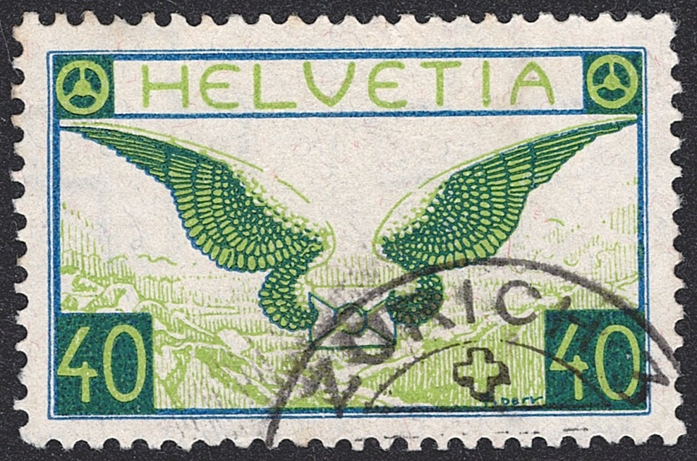 Schweiz, Flugpost, Flugbrief, Nr.15, ZÜRICH