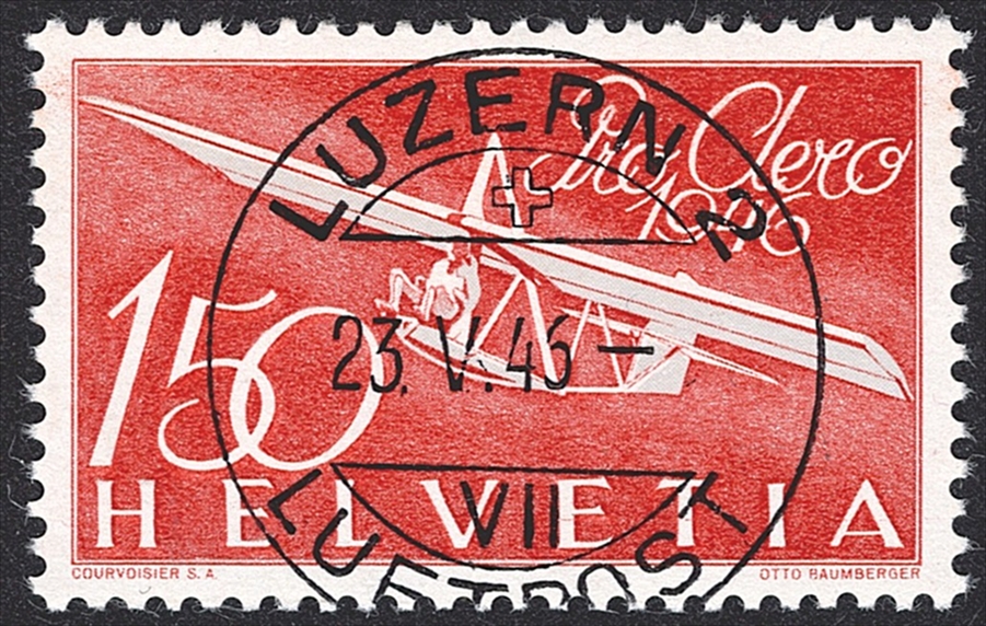 Schweiz, Flugpost, Nr.41, Pro Aero, ET-Vollstempel LUZERN