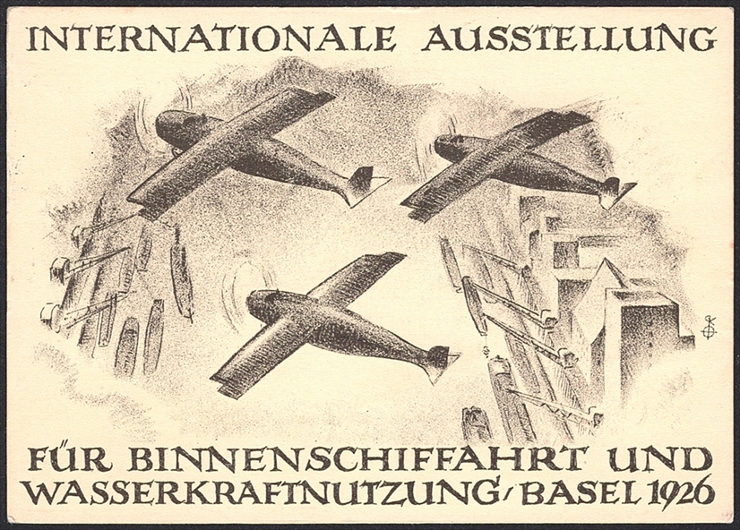 Schweiz, Sonderflüge, Binnenschifffahrts-Ausstellung, SF 26.3b – Bild 2