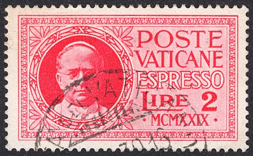 Vatikan, 1929, Freimarken, Nr.14, gestempelt
