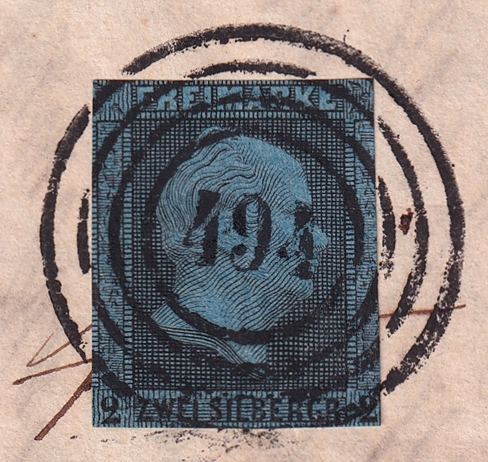 Deutschland 1853 Preussen Mi. Nr. 4 (2 Sgr.) auf Faltbrief von Gleiwitz Schlesien (Nr. 494) – Bild 2