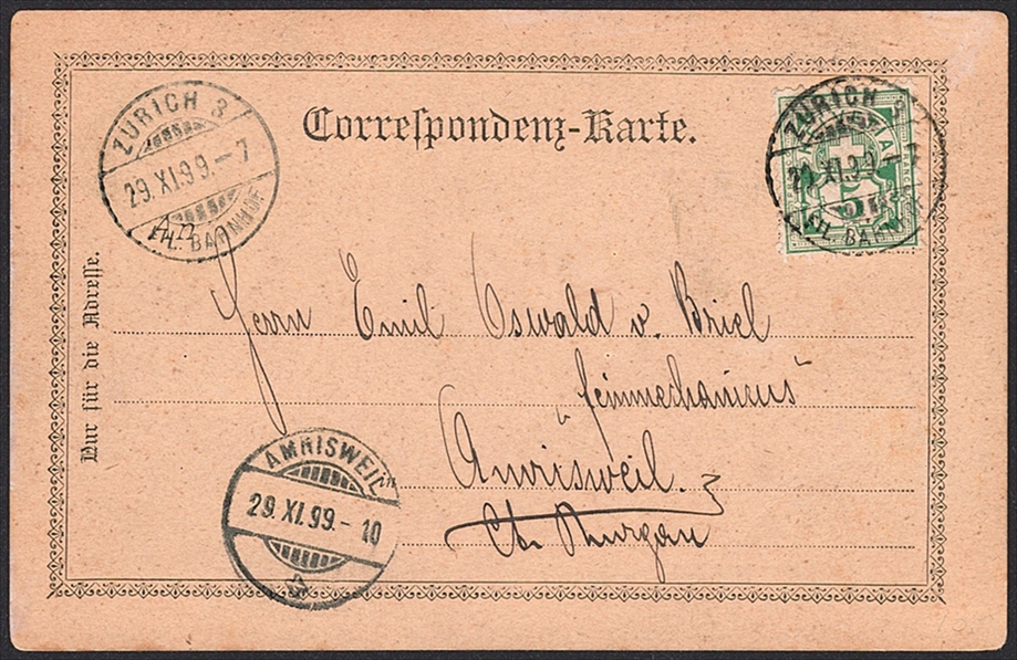 Lithographien, Österreich, GRAZ-HAUPTPLATZ, 1899 – Bild 2