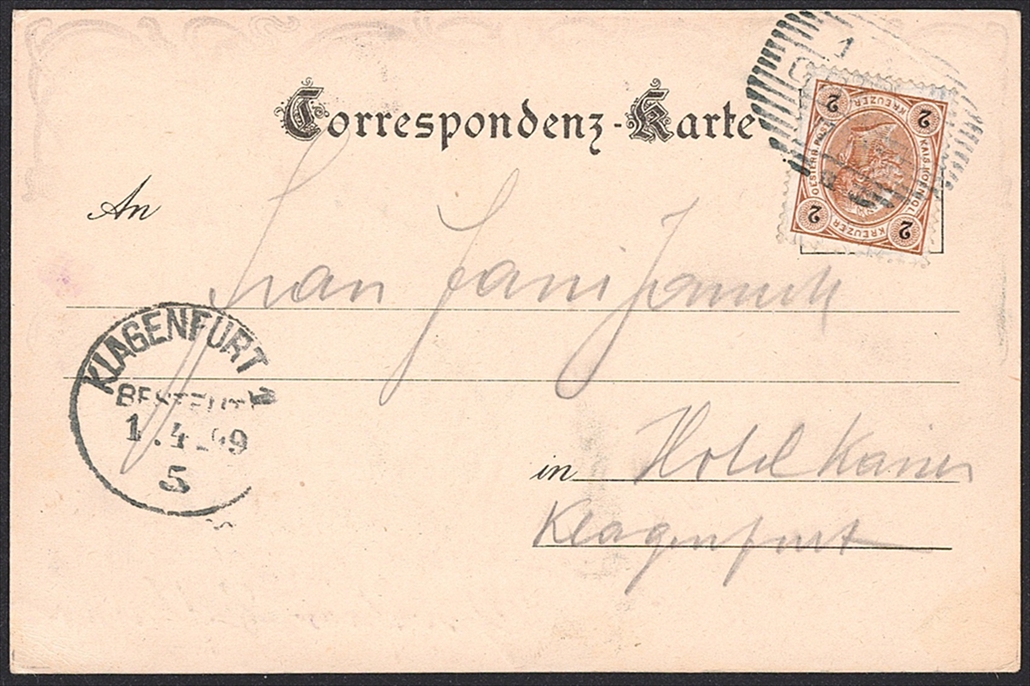 Lithographien, Österreich, Gruss aus GRAZ, 1899 – Bild 2