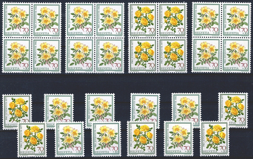 Schweiz PJ 28 x CHF 0.70er "Mermaid" zum Frankieren