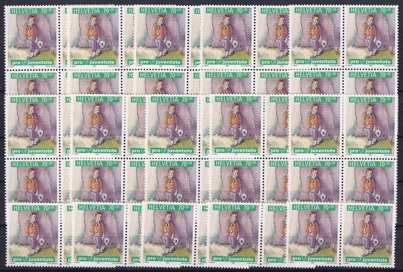 Schweiz Pro Juventute 1999 SBK Nr. J353 - 50 x CHF 0.70 "Kinderbücher - Kinderträume" postfrisch zum Frankieren