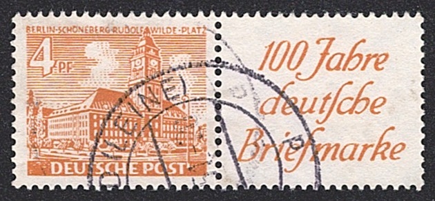 Deutschland, Berlin, Markenhefte, W 7, gestempelt
