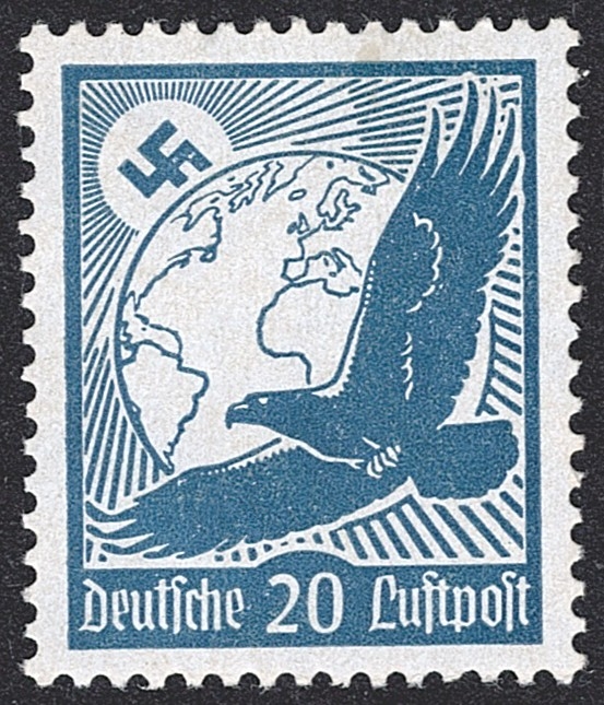 Deutschland, Deutsches Reich, 1934, Steinadler, 20Pfg.dunkelgraublau, Nr.532x