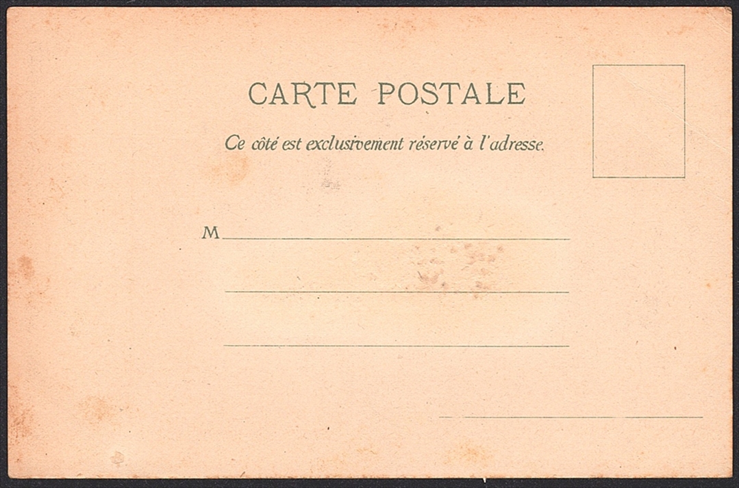 Lithographien, Frankreich, PARIS EXPOSITION UNIVERSELLE 1900, mit Glitzer, nicht gelaufen – Bild 2