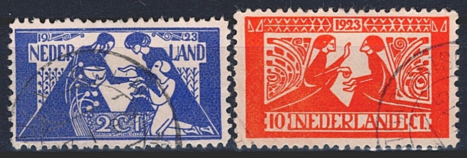 Niederlande, 1923, Wohlfahrt, Nr.134-135, gestempelt