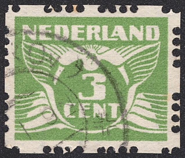 Niederlande, 1924, Freimarke, Nr.149B, Rollenzähnung