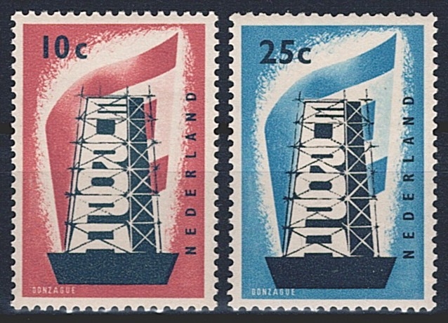 Niederlande, 1956, Europa, Nr.683-684