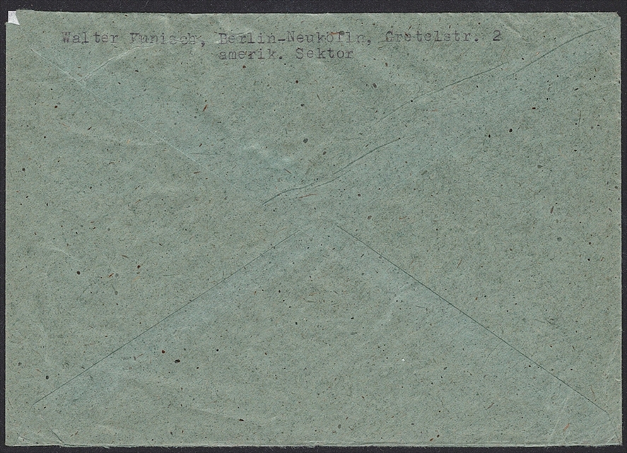 Deutschland, Berlin, Nr.65/66, grüner Aufdruck, Bedarfsbrief nach Luzern, BERLIN SO 36 – Bild 2