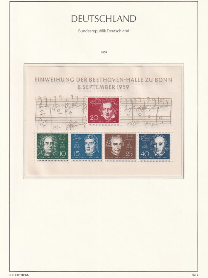 BRD Sammlung 1952 bis 1979 komplett postfrisch ** – Bild 12