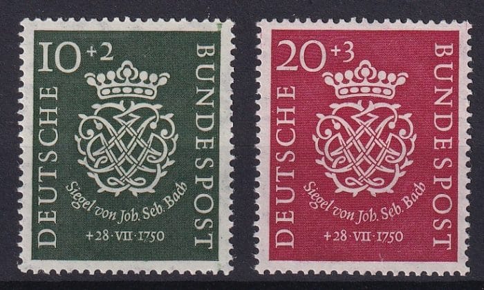 Bundesrepublik 1950 Mi. Nr. 121 bis 122 postfrisch