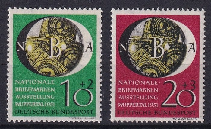 Bundesrepublik 1951 Mi. Nr. 141 bis 142 postfrisch