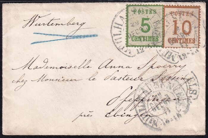 Deutschland, Altdeutschland, Norddeutscher Bund, Elsass/Lothringen, Nr.4I/5I