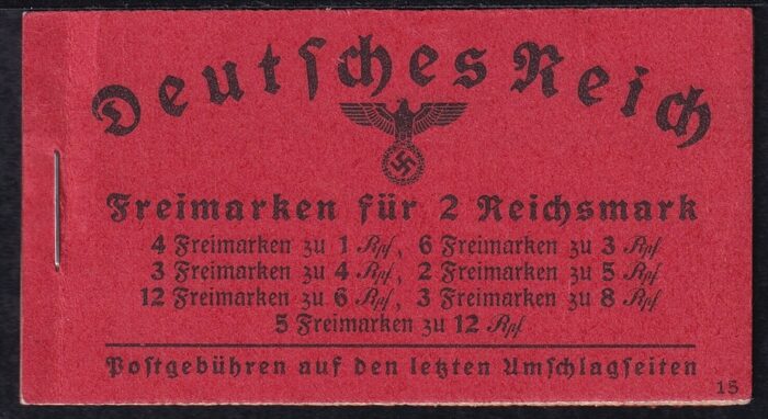 Deutschland, Deutsches Reich, Markenheft Nr.39.5