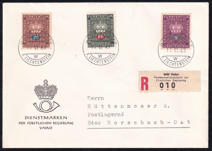 Liechtenstein, Dienstmarken, Nr.40y, 4.Auflage