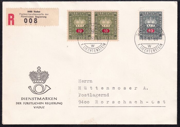 Liechtenstein, Dienstmarken, Nr.41y, 4.Auflage