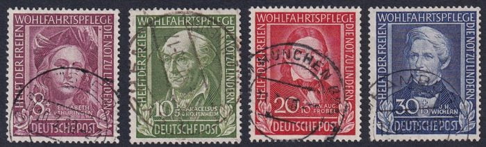 Bundesrepublik 1949 Nr. 117/20 Satz gestempelt einwandfrei